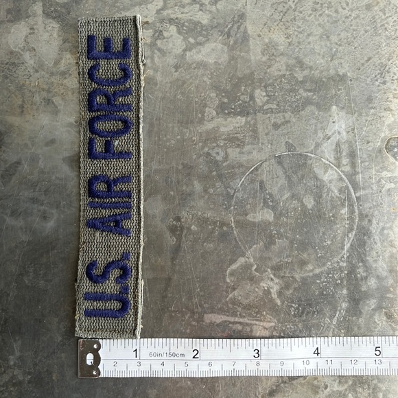 U.S. AIR FORCE embroidered tape patch - vintage - Picture 9 of 10